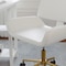 Martha Stewart Tyla Upholstered Office Chair in White/Polished Brass CH-220921-5-WH-GLD-MS - alternate 6